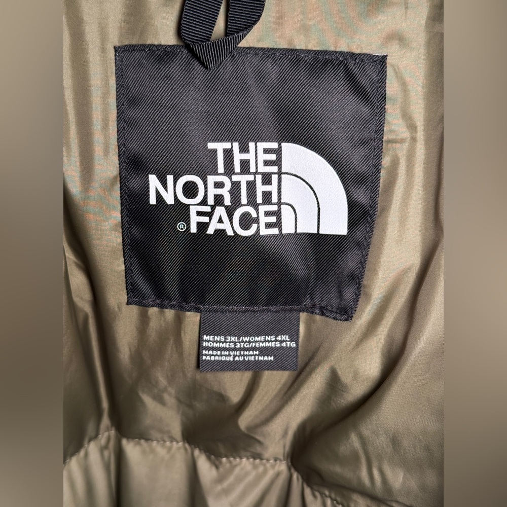 THE NORTH FACE - Olive Shearling Nuptse Puffer Jacket - Picture 16 of 16